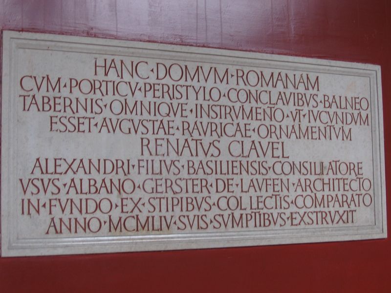 Maison romaine - plaque commemorative au donateur.jpg